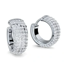Schmuckladen AMOONIC Creolen "Declaration of Love" Kreolen zum aufklappen mit 64 Zi^ Creolen|Schmuck