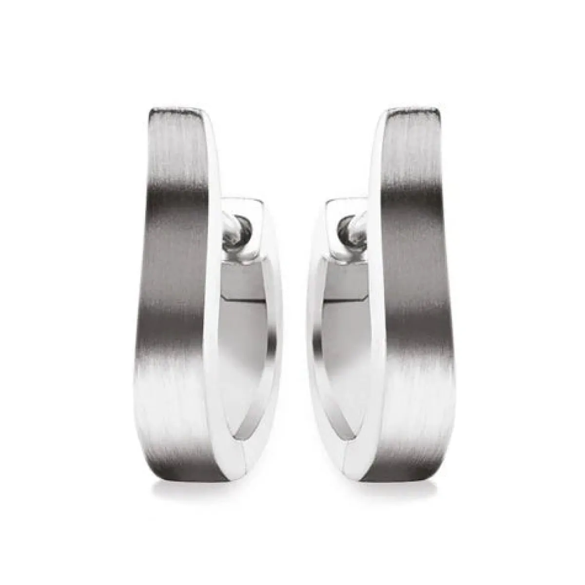 Schmuckladen AMOONIC Creolen "Wave" moderne Kreolen zum aufklappen in Strichmatt^ Creolen|Schmuck