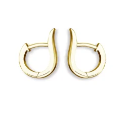Schmuckladen AMOONIC Creolen "Wave" moderne Kreolen zum aufklappen in Strichmatt^ Creolen|Schmuck