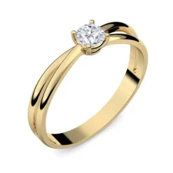 Schmuckladen AMOONIC Echtgoldring "Delighted" Verlobungsring aus Echtgold 333 mit Z^ Verlobungsringe|Verlobung