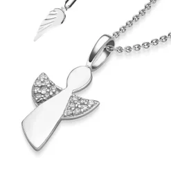 Schmuckladen AMOONIC Engel Kette "Angel Love" Schutzengel - Talisman - Kinder-Schmu^ Schmuck