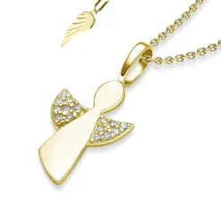 Schmuckladen AMOONIC Engel Kette "Angel Love" Schutzengel - Talisman - Kinder-Schmu^ Schmuck