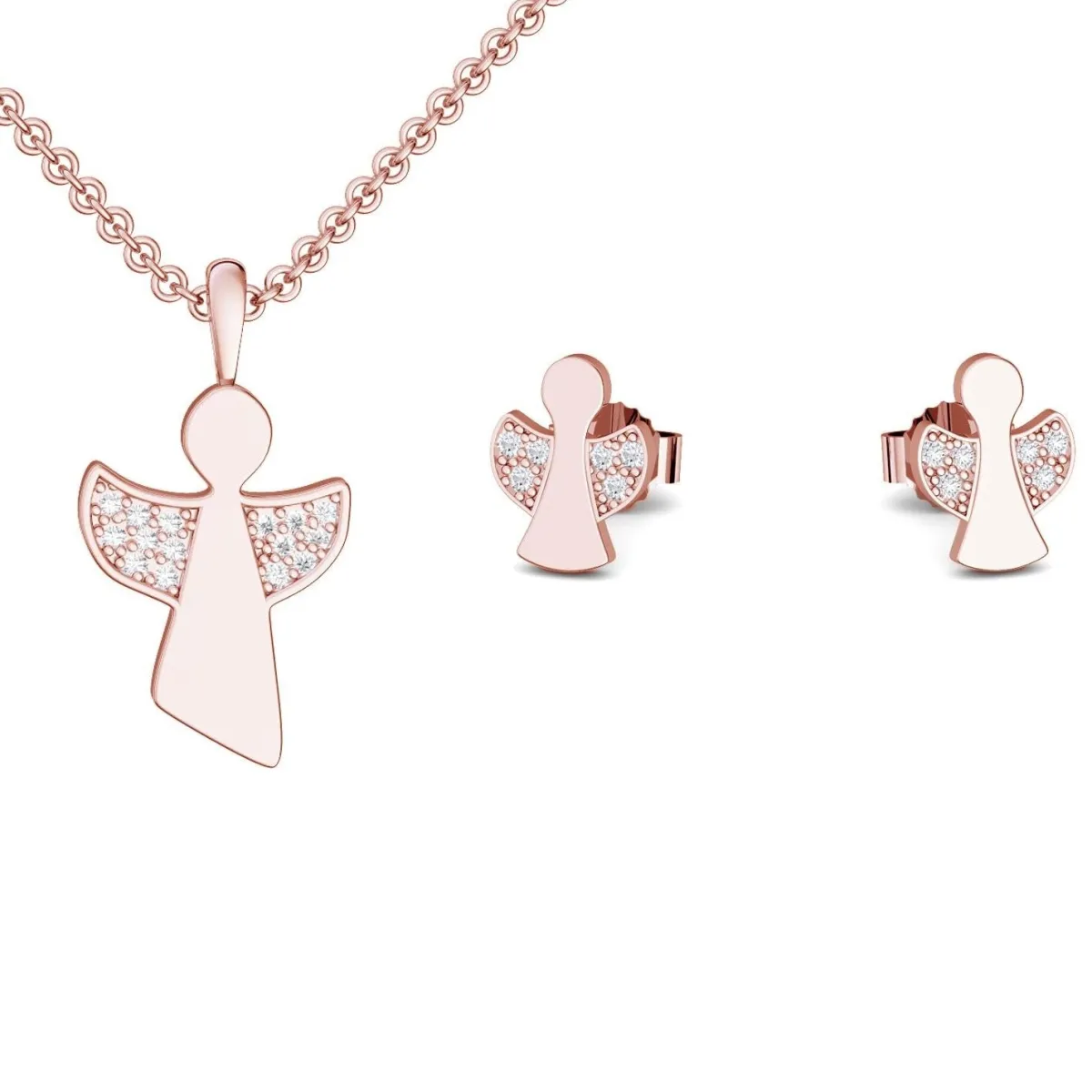 Schmuckladen AMOONIC Engel-Set "Angels Love" Schutzengel - Talisman - Kinder-Schmuc^ Schmuck