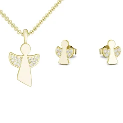 Schmuckladen AMOONIC Engel-Set "Angels Love" Schutzengel - Talisman - Kinder-Schmuc^ Schmuck