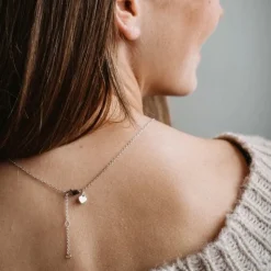 Schmuckladen AMOONIC Herzkette "Heartbeat" Herzanhänger mit Zirkonia (individuell a^ Herzketten|Schmuck