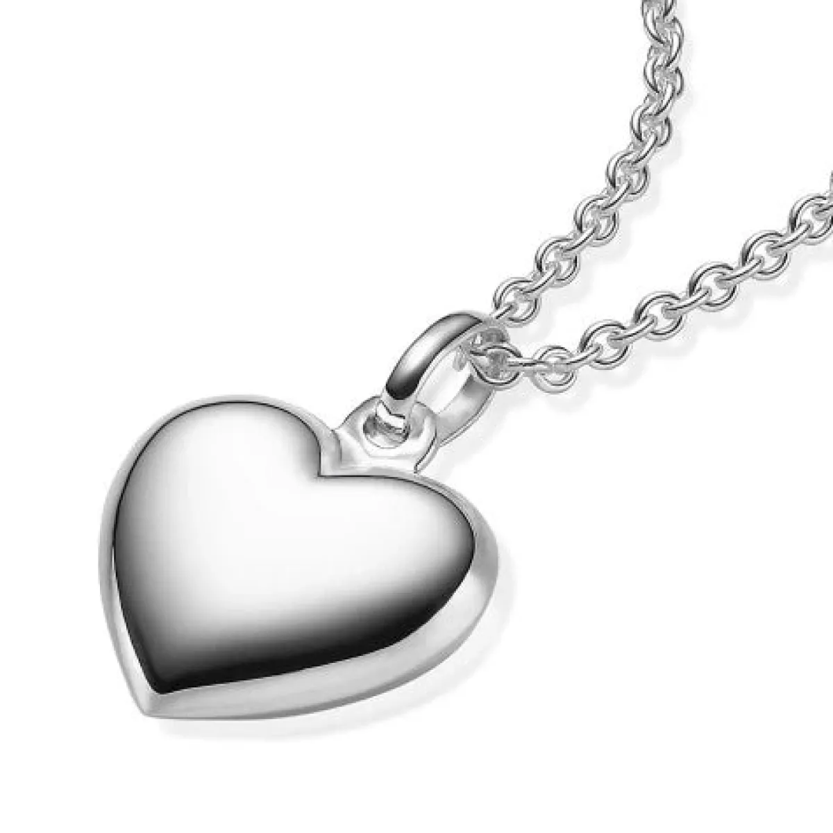 Schmuckladen AMOONIC Herzkette "Sensitive Heart" Herzanhänger - individuell gravier^ Herzketten|Herzketten Mit Gravur