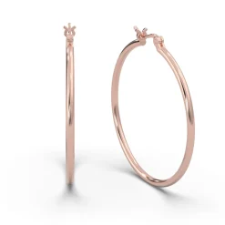 Schmuckladen AMOONIC Hoops Creolen "Ella" 40 mm Kreolen mit stabilen Gelenkverschlu^ Creolen|Schmuck