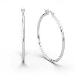 Schmuckladen AMOONIC Hoops Creolen "Ella" 40 mm Kreolen mit stabilen Gelenkverschlu^ Creolen|Schmuck