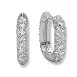 Schmuckladen AMOONIC Huggie Creolen "Eternity" rechteckige Kreolen zum aufklappen m^ Creolen|Schmuck