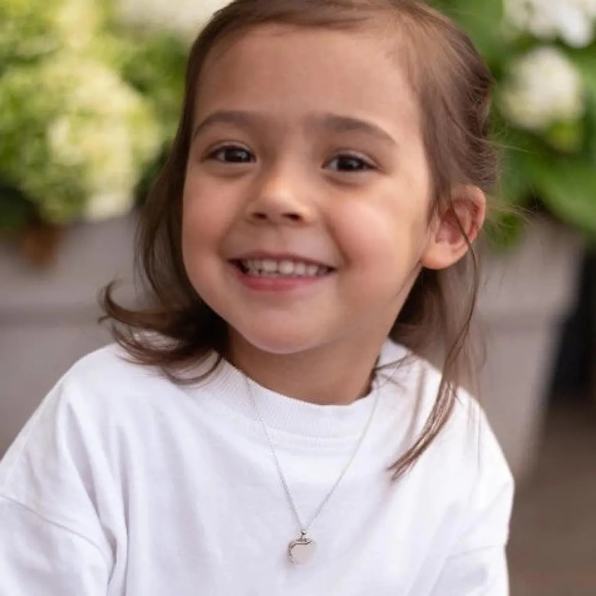 Schmuckladen AMOONIC Kindermedaillon "Little Love" 925er Silber vergoldet Herzanhän^ Medaillons|Herzketten
