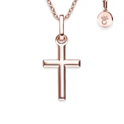Schmuckladen AMOONIC Kreuz Kette "Cross" Kreuzanhänger - Kinder-Schmuck (individuel^ Konfirmation|Schmuck