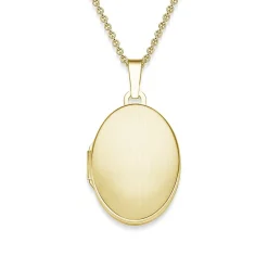 Schmuckladen AMOONIC Medaillon "Oval" Kette mit Amulett - Anhänger zum Öffnen für B^ Medaillons|Schmuck