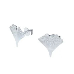 Schmuckladen AMOONIC Ohrstecker "Flowerly Parts" Ginkgo Blatt Ohrringe^ Ohrstecker|Schmuck