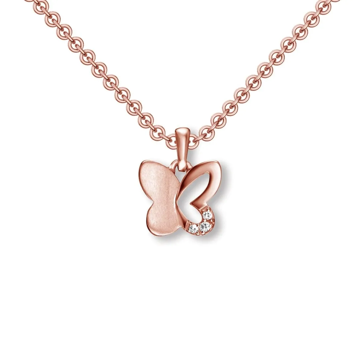 Schmuckladen AMOONIC Schmetterlingskette "Little Butterfly" Schmetterling - Kinder-^ Schmuck