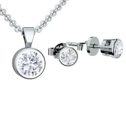 Schmuckladen AMOONIC Schmuck-Set "Stardreams" Brautschmuck bestehend aus einer Kett^ Hochzeit|Schmuck