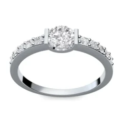 Schmuckladen AMOONIC Verlobungsring "Charming Beauty" Ring mit 11 Zirkoniasteinen^ Verlobungsringe|Verlobung