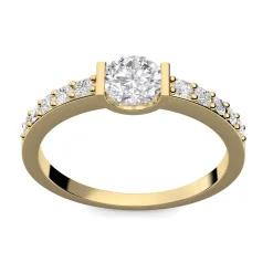 Schmuckladen AMOONIC Verlobungsring "Charming Beauty" Ring mit 11 Zirkoniasteinen^ Verlobungsringe|Verlobung