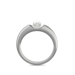 Schmuckladen AMOONIC Verlobungsring "Ladylike" extravaganter Perlenring - Material^ Verlobungsringe|Verlobung