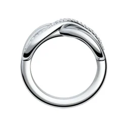 Schmuckladen AMOONIC Verlobungsring "Limitless" funkelnder Ring mit 21 Zirkonia Ste^ Verlobungsringe|Verlobung