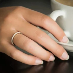 Schmuckladen AMOONIC Verlobungsring "Memory" funkelnder Memoryring mit 38 Zirkonia^ Verlobungsringe|Verlobung