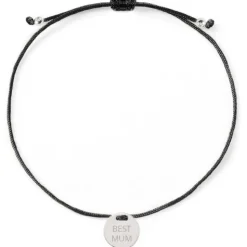 Schmuckladen Armband - Best Mum - Rückseitengravur möglich^ Stoffarmbänder|Armbänder Mit Gravur