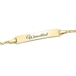 Schmuckladen Armband 925 Silber vergoldet mit Herzanhänger und Gravur^ Herzarmbänder|Armbänder Mit Gravur