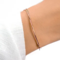 Schmuckladen Armband Classy Moment - 925 Sterlingsilber^ Stoffarmbänder|Schmuck