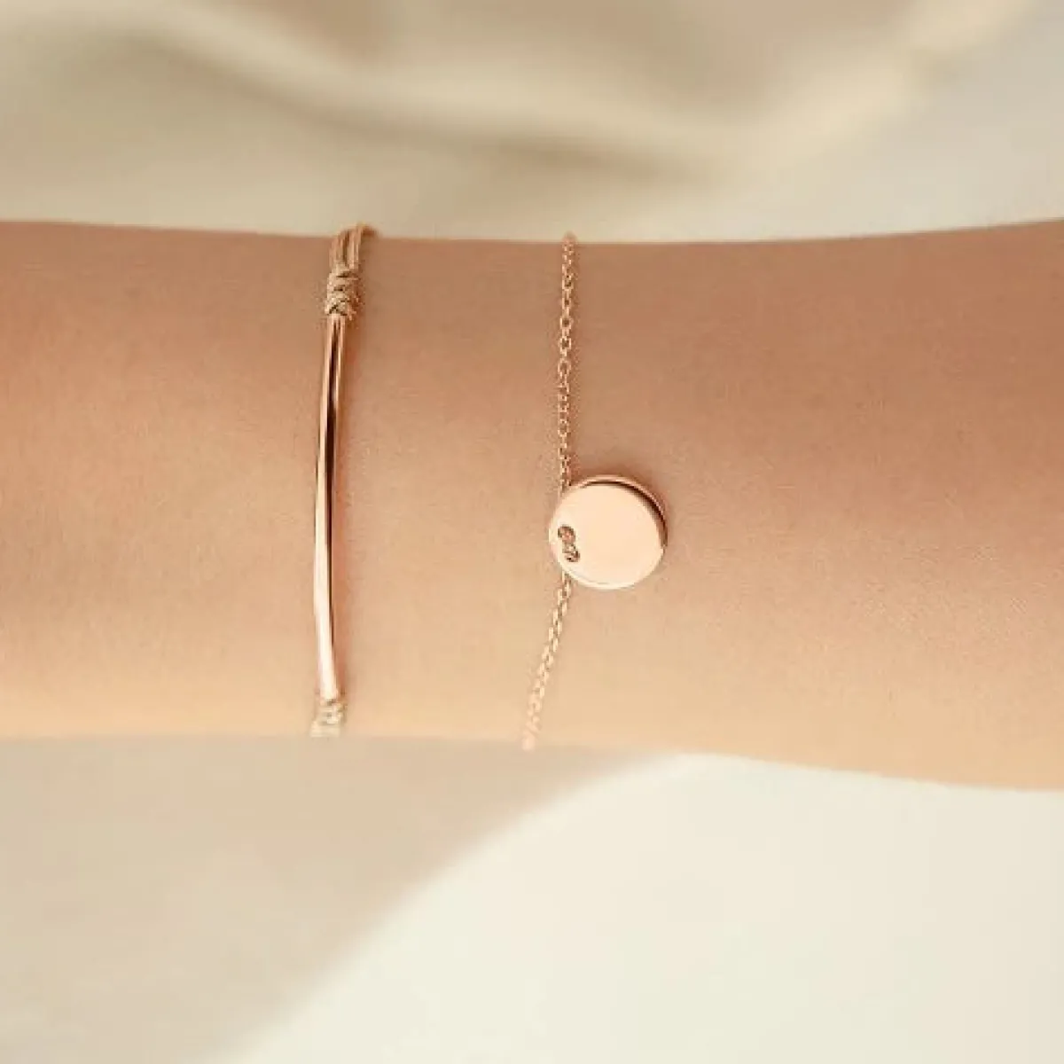 Schmuckladen Armband Classy Moment - 925 Sterlingsilber^ Stoffarmbänder|Schmuck