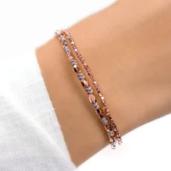 Schmuckladen Armband Double mit Quaste^ Schmuck