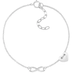 Schmuckladen Armband Endless Love - Unendlichkeit mit Herz^ Weihnachten|Schmuck