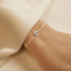 Schmuckladen Armband Flower aus Perlmutt und 925 Sterlingsilber^ Weihnachten|Schmuck