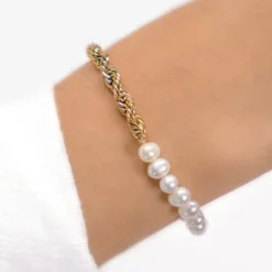Schmuckladen Armband Graceful Pearl^ Edelstahl Armbänder|Perlenarmbänder