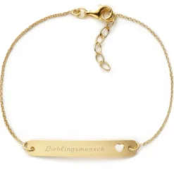 Schmuckladen Armband Gravurplatte mit "Arabischem Zeichen" - 925 Sterlingsilber^ Armbänder Mit Gravur|Armbänder Mit Gravur