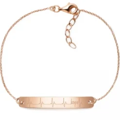 Schmuckladen Armband Herzschlag Hope - 925 Sterlingsilber^ Armbänder Mit Gravur|Armbänder Mit Gravur