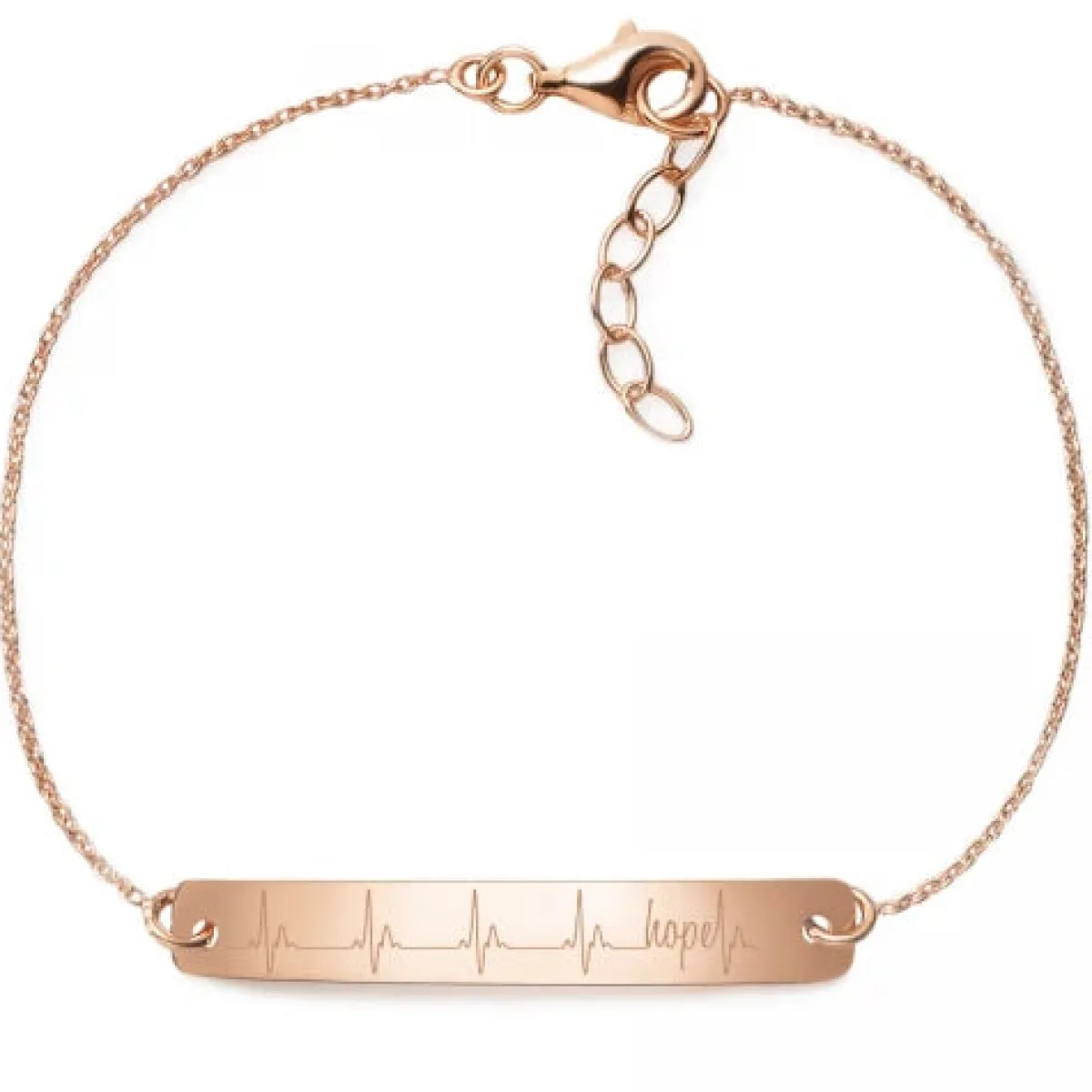 Schmuckladen Armband Herzschlag Hope - 925 Sterlingsilber^ Armbänder Mit Gravur|Armbänder Mit Gravur