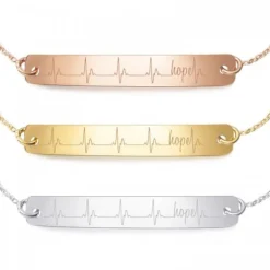 Schmuckladen Armband Herzschlag Hope - 925 Sterlingsilber^ Armbänder Mit Gravur|Armbänder Mit Gravur