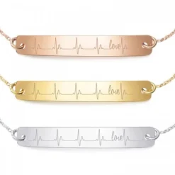 Schmuckladen Armband Herzschlag "Love" - 925 Sterlingsilber^ Valentinstag|Armbänder Mit Gravur