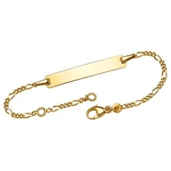 Schmuckladen Armband inkl. Gravur (375 Gelbgold)^ Echtgoldarmband|Echtgold Armband