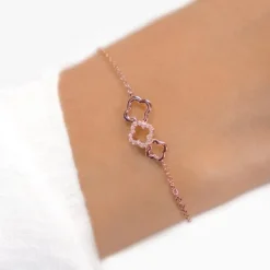 Schmuckladen Armband Kleeblatt Triple Clover - 925 Sterlingsilber^ Weihnachten|Schmuck