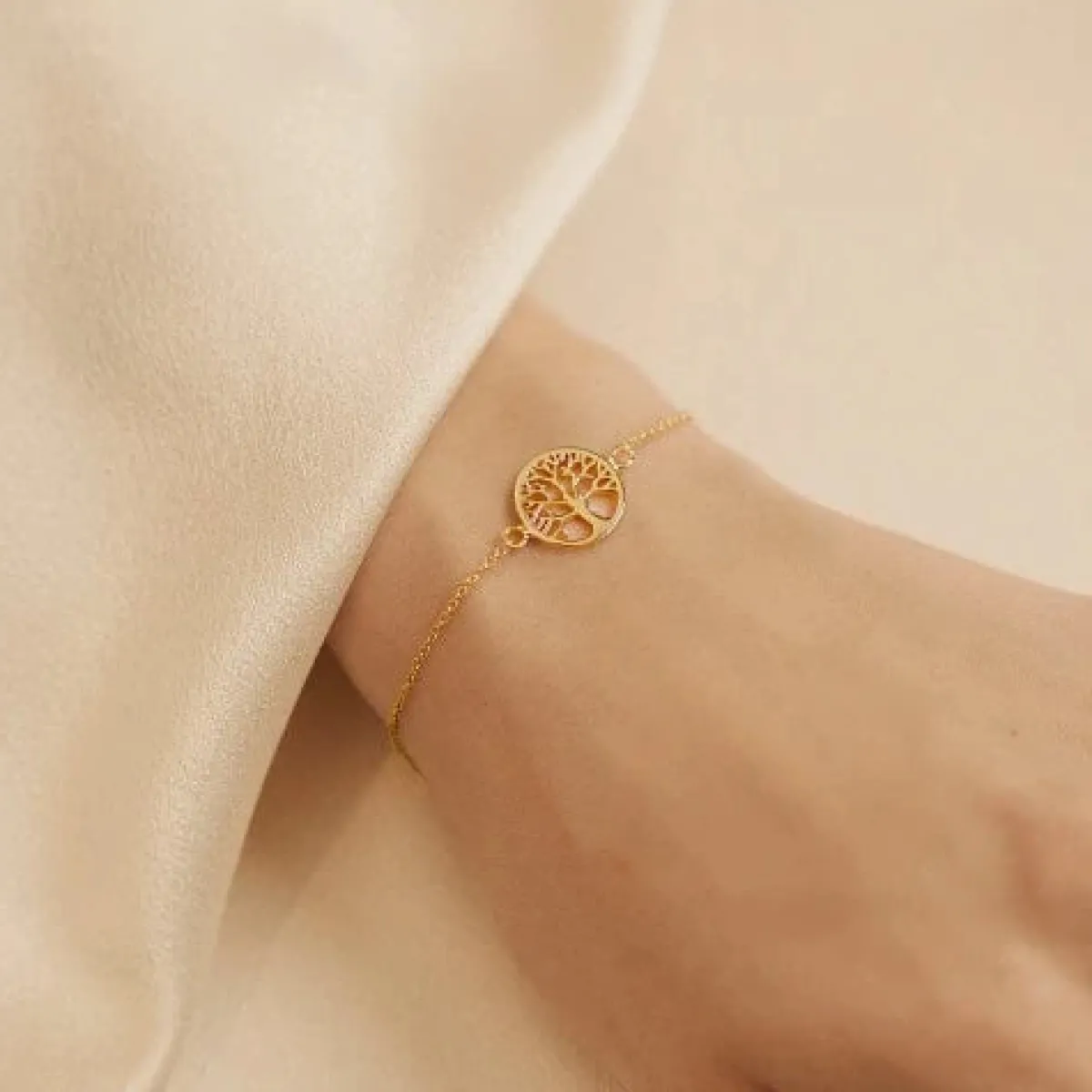 Schmuckladen Armband Lebensbaum mit Gliederkette^ Schmuck
