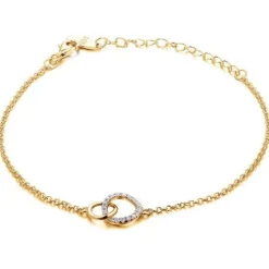 Schmuckladen Armband mit 2 Kreisen - Double Circle - 925 Sterlingsilber^ Schmuck
