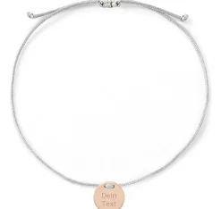 Schmuckladen Armband mit deiner Gravur DayDream |^ Valentinstag|Stoffarmbänder