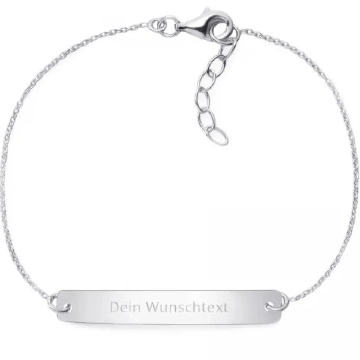 Schmuckladen Armband mit Gravurplatte - individuell gravierbar^ Muttertag|Valentinstag