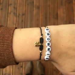 Schmuckladen Armband mit Kleeblatt^ Stoffarmbänder|Schmuck