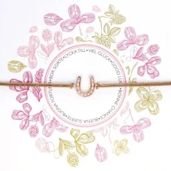 Schmuckladen Armband mit Kleeblatt^ Stoffarmbänder|Schmuck