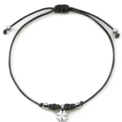 Schmuckladen Armband mit Kleeblatt^ Stoffarmbänder|Schmuck