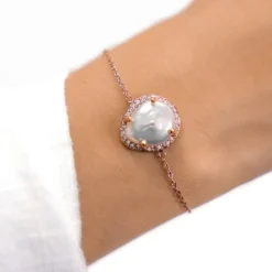 Schmuckladen Armband Perlmutt - 925 Sterlingsilber^ Perlenarmbänder|Schmuck