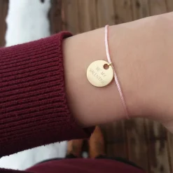 Schmuckladen Armband "Be my valentine" | individuell gravierbar^ Edelstahl Armbänder|Stoffarmbänder