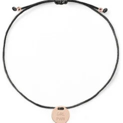 Schmuckladen Armband "GIRL POWER"^ Stoffarmbänder|Armbänder Mit Gravur