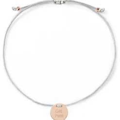 Schmuckladen Armband "GIRL POWER"^ Stoffarmbänder|Armbänder Mit Gravur